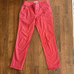 LOFT Coral Straight-Leg Pants Women size 0